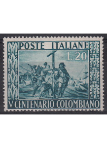 1951 5° Centenario della Nascita di Colombo Perfetto non Linguellato 1 Val Sassone 660